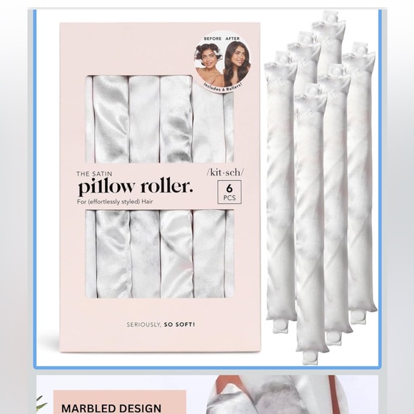 Kitsch Accessories - Kitsch Satin Pillow Rollers for Hair